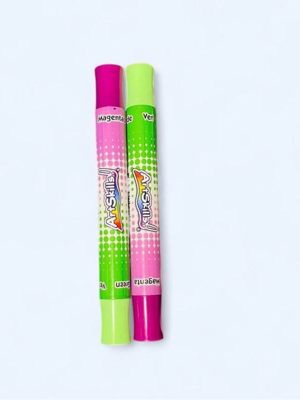 Dual-Color Party Marker Set - Magenta & Lime Green
